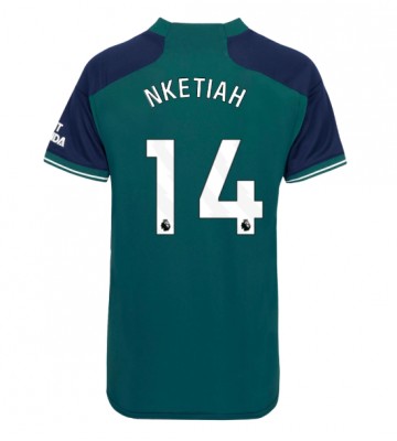 Arsenal Eddie Nketiah #14 Tredje trøje Dame 2023-24 Kort ærmer
